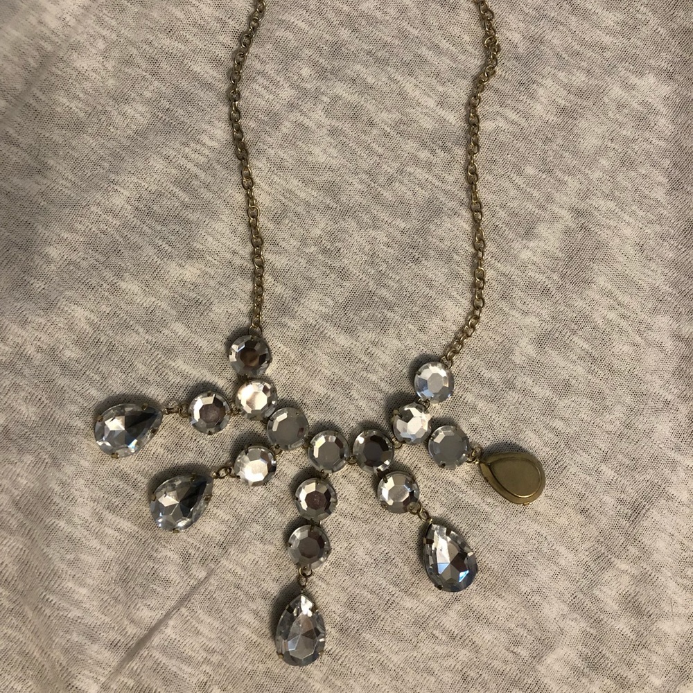 🟠 JCrew. Necklace w/faux diamonds